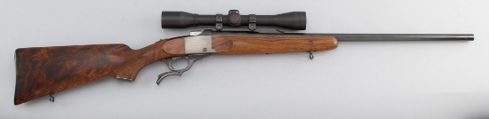 Custom Ruger, No.1, Single Shot Rifle with custom Shilen marked barrel chambered for a .280 IMP cali