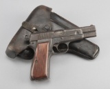 FN, Model 1935, Hi-Power Pistol, 9 MM Para (9  MM Luger) caliber, SN 16990, blue finish, fair condit
