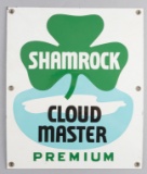 Vintage raised porcelain Advertising Sign for Shamrock Cloud Master Premium, great condition, great