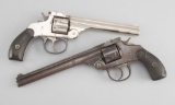 This  consists of two Revolvers:  (1)  Iver Johnson, Tip Up, Double Action 5 shot Revolver, .32 cali