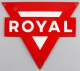 Vintage porcelain Advertising Sign for Royal, 8 1/2