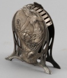 Art Nouveau silver footed Knife Rest, circa 1920s, 6