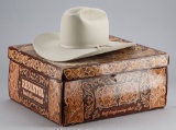 Boxed Resistol Western Dress Hat, size 6 7/8 Regular, Las Vegas style, color is mist, 4