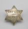 Deputy Sheriff Badge, 6-point star, 2