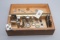 Wooden cased Silversmith Tooling Set with 34 tools for stamping rosettes for buckles or saddles.  NO