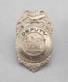 Deputy Sheriff, Clip Badge, 2 3/4