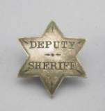 Deputy Sheriff Badge, 6-point star, 2