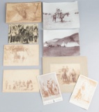 These nine Images are from the George Jackson Collection.  (1) Top (left) Photograph on Card by A.F.