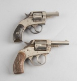 This  includes two Double Action Revolvers.  (1) Iver Johnson, American Bull Dog, 5-shot Revolver, .