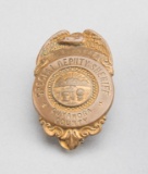T.E. Focht, Special Deputy Sheriff, Cuyahoga County Badge, shield with eagle crest, 2 1/8