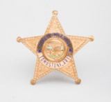 Deputy Marshal, Tombstone, Ariz. Badge, words 