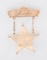 Gold Suspension Badge with 5-point ball star, 2