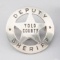 Deputy Sheriff, Yolo County Badge, circle with cut out 5-point star, 2
