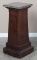One of a matching pair of antique mahogany Pedestals, 35