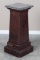 One of a matching pair of antique mahogany Pedestals, 35