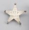City Police Badge, early 5-point ball star, 2 1/4
