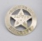 Sumner Co., Deputy Sheriff Badge, circle with cut out 5-point star, 2 1/4