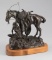 Outstanding original Bronze Sculpture by noted Montana Artist Gary Schildt, American (b.1938), title