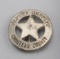 Deputy Sheriff, Chouteau County Badge, (Montana), Circle with cut out 5-point star, 2 1/4