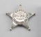 Deputy Constable, Crawford Co. Badge, (Kansas), 5-point ball star, 2 5/8