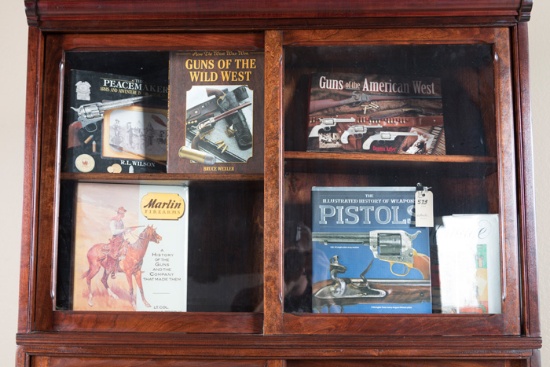 Collection of six Coffee Table / Reference Books on Firearms to include: (1) "The Illustrated Histor