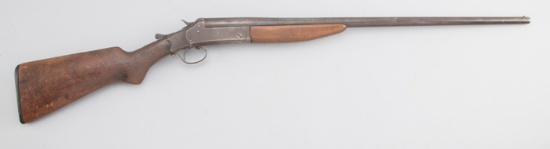 Riverside Arms Co., 410 Single Shot, Shotgun, SN 1R574, 26" barrel, dark brown aged patina, walnut s