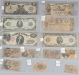 This  consists of 13 pieces of U.S. Paper Money and Paper Fraction Notes to include:  Paper Money: