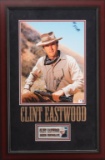 Authentic framed and autographed Photograph of Clint Eastwood, with Global Authentics Seal Number GV