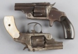 This  consists of two antique Smith & Wesson Revolvers.  (1) Smith & Wesson, Single Action, 5-shot,