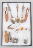 This  consists of the following 10 Items to include:  (1) Three vintage Souvenir Spoons, two are Ind