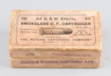 Vintage Box for .44 S&W SPL Cartridges, 37 rounds, made by 