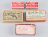 Group of vintage, full boxes of Ammunition to include:  (1) Winchester .38 caliber cartridges 
