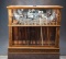 Beautiful antique oak and glass Cane / Umbrella / Sword Country Store Display Case, will hold at lea