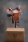 Fancy leather and silver mounted Saddle made by 