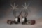 Monumental pair of double mounted Spurs, 