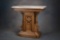 Beautiful antique oak Pedestal with custom granite top, circa 1900 / 1910, excellent finish and cond