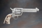 Handsome Cole Agee Cattle Brands engraved, Colt Single Action Army, .45 caliber Revolver, SN 11419SA