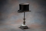 ATTENTION COLLECTOR'S OF TEXAS HISTORICAL ARTIFACTS:  This fine condition Beaver Top Hat once belong
