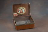 Vintage tin, counter top Cigar Store Cigar Case for 
