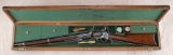 Fantastic and rare Deluxe Cased Colt, 1855 First Model Sporting Rifle.  An extremely rare example of