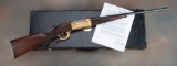 Factory engraved, gold plated Savage, Model 99K, Deluxe Takedown Rifle, cased with two barrels.  Acc