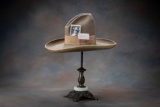 Historical Western Hat once owned by famous early Movie Star Tim McCoy, who played in movies in 1920