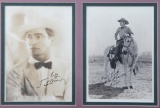 Vintage framed Photograph of Tom Mix and Buck Jones that are 5