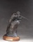 An original western Bronze Sculpture by noted Texas artist H. Clay Dahlberg (B. 1946), titled 