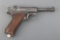 Mauser, Luger P08, S / 42 Code, Chamber Date 1936, 9MM PARA caliber, Auto Pistol, SN 12e, blue finis