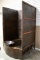 Complete three piece set of hand made and hand hammered copper Bathroom Fixtures to include: Oversiz