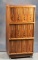 Unusual vintage 12 drawer wooden Filing System, circa 1920s, measures 51