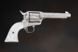 Beautiful, Helfricht Style, engraved Colt SAA Revolver, .44 SPL caliber with a 5 1/2