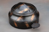 Rare, antique tin Spittoon Cover, manufactured by 