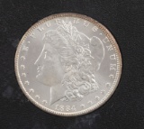 1884 Carson City Silver Dollar in plastic case.